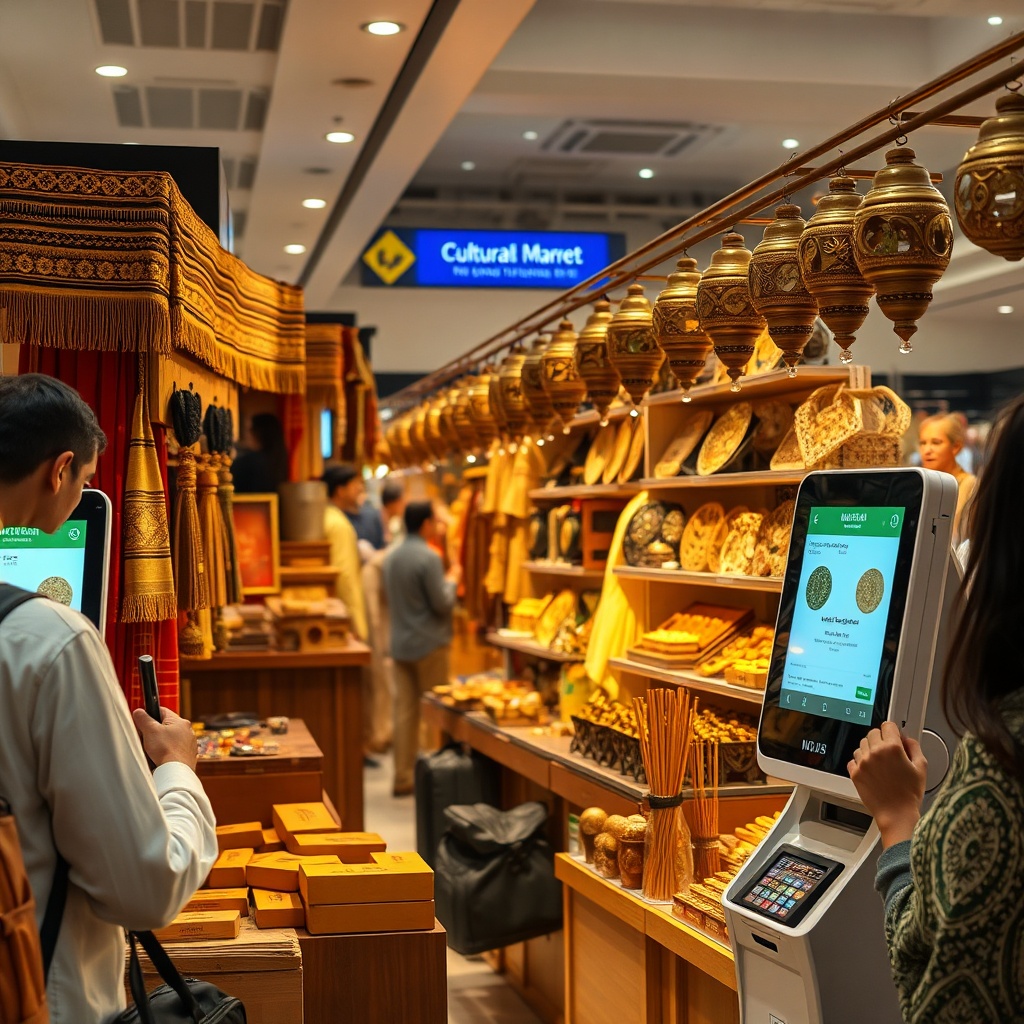 Cultural Dubai Airport Souvenirs Shopping Guide with Emirati crafts and digital payment options