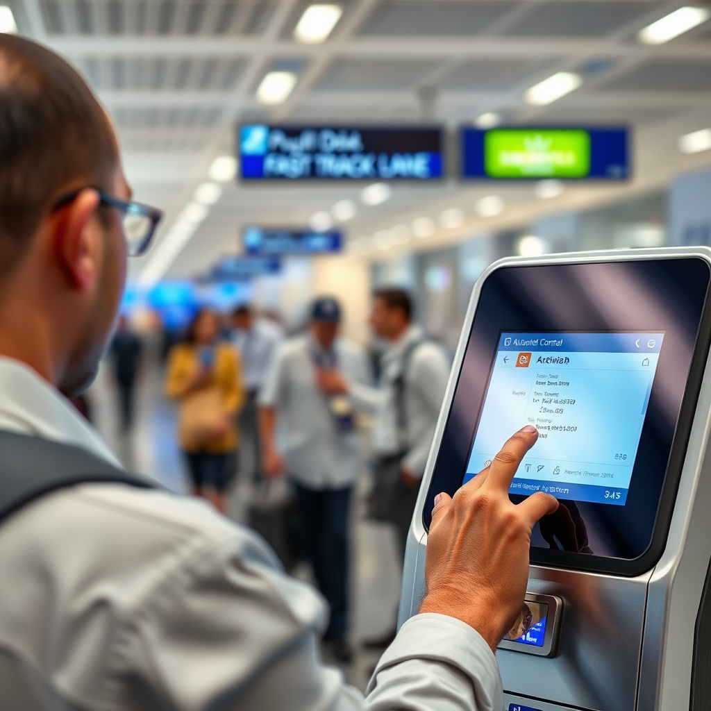 Automated passport control technology at Dubai Airport fast track arrival, streamlining the immigration process for travelers at DXB.