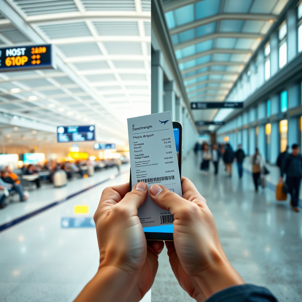 Traveler evaluating flight routes comparing DXB vs Al Maktoum Airport amenities, transport links, and passenger flow for smarter trip planning